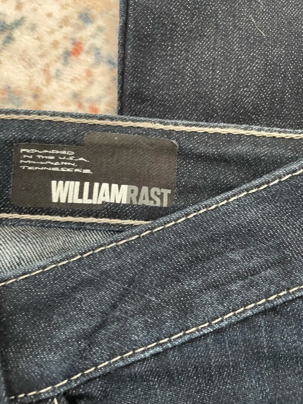 William Rast Dark Blue Women's Bootcut Jeans with Contrast Stitching - Picture 4 of 7